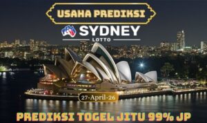 Prediksi Togel Sydney Lotto 27 April 26